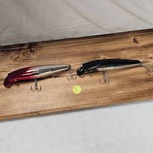 lot 212 image: NorthernMusky Flat Side Jake and 2 Diver Plugs