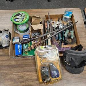 lot 186 image: Lot of Misc Tools and Fasteners