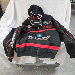 lot 172 image: Dale Earnhardt Goodwrench Jacket and Hat, Nice Condition, Medium