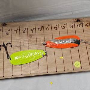 lot 232 image: XXL, As New 5 Daredevils OrangeSilver and Chartruse