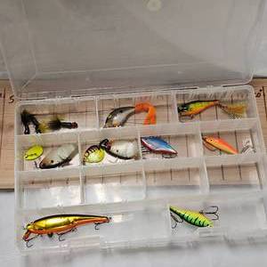 lot 239 image: 8 CrankbaitsSpinners in Plano Box