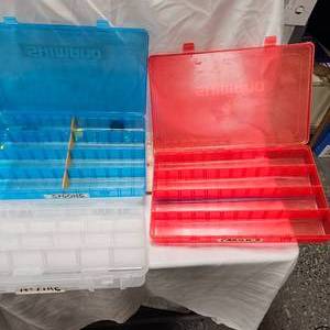 lot 240 image: 3-Nice Clean 3700 Series Tackle Boxes