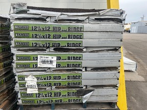 lot 6 image: TAMKO Pallet of 40 Bundles of- Hip and Ridge Rustic Cedar Hip and Ridge Cap Roofing Shingles (33.3 lin. ft. Per Bundle) Retail Value of $2,399