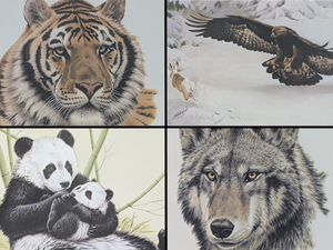 lot 0B image: The Artwork of Guy Coheleach