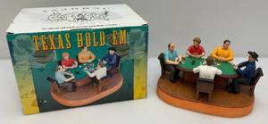 lot 5 image: Vintage Collectible Jim Beam Texas Holdem Decanter (NIB)
