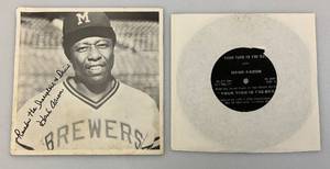 lot 6 image: Hank Aaron Autographed Your Turn In The Box  With Hank Aaron 45 Record