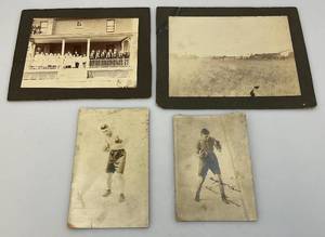 lot 28 image: Misc. Vintage Boxing Photos One Autographed And More