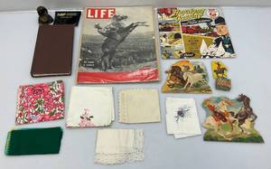 lot 39 image: Misc. Collectible Items Including Paper Cowboys, Hopalong Cassidy Record Album Cover And More