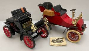 lot 41 image: Vintage Jim Beam Collectible Car Decanters (Both Glued And Repaired)