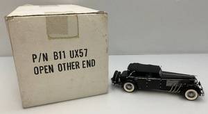 lot 51 image: Vintage Franklin Mint Collectible Die Cast Miniature 1940 Duesenberg (In Original Box)