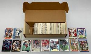 lot 73 image: Misc. Unsorted Football Cards