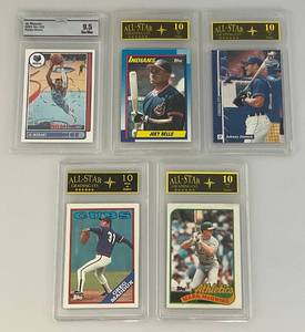 lot 80 image: Misc. Graded Sports Cards Including Mark McGwire And More