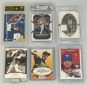 lot 81 image: Misc. Graded Sports Cards Including  Autographed Bo Bichette And More