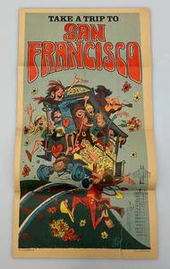 lot 104 image: 1950s - 60s TOPPS Chewing Gum CO. 10 x 18 12 San Francisco Poster