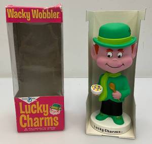 lot 109 image: Vintage Wacky Wobbler (Lucky) Lucky Charms In Original Box