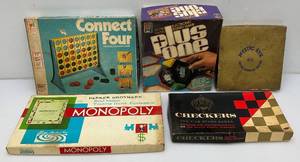 lot 162 image: Vintage Games Including The Mystic EYE, Plus One Connect Four And Monopoly