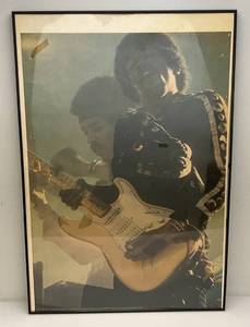 lot 250 image: 1971 23 x 34 Right On Jimi Jimi Hendrix Poster In Frame