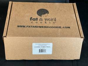 lot 167 image: B - Fat & Weird Cookie Terrestrial 12 Pack 5.5oz Baked Stuffed Cookies