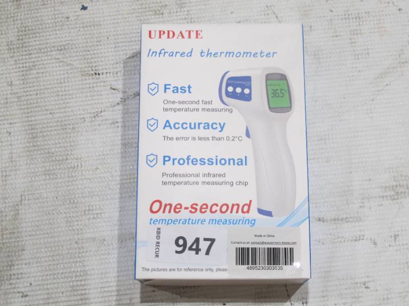 lot 947 image: NEW UPDATE Infrared Thermometer, Model MZ10