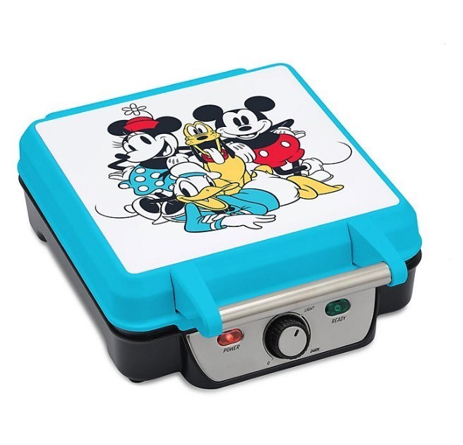 lot 347 image: NEW Mickey and Friends 4-Slice Waffle Maker