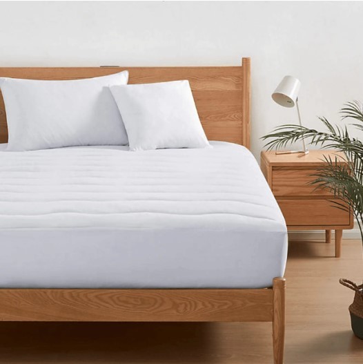 lot 422 image: NEW Serta Perfect Sleeper Comfy Sleep Eco Friendly Mattress Pad - TwinTwin XL