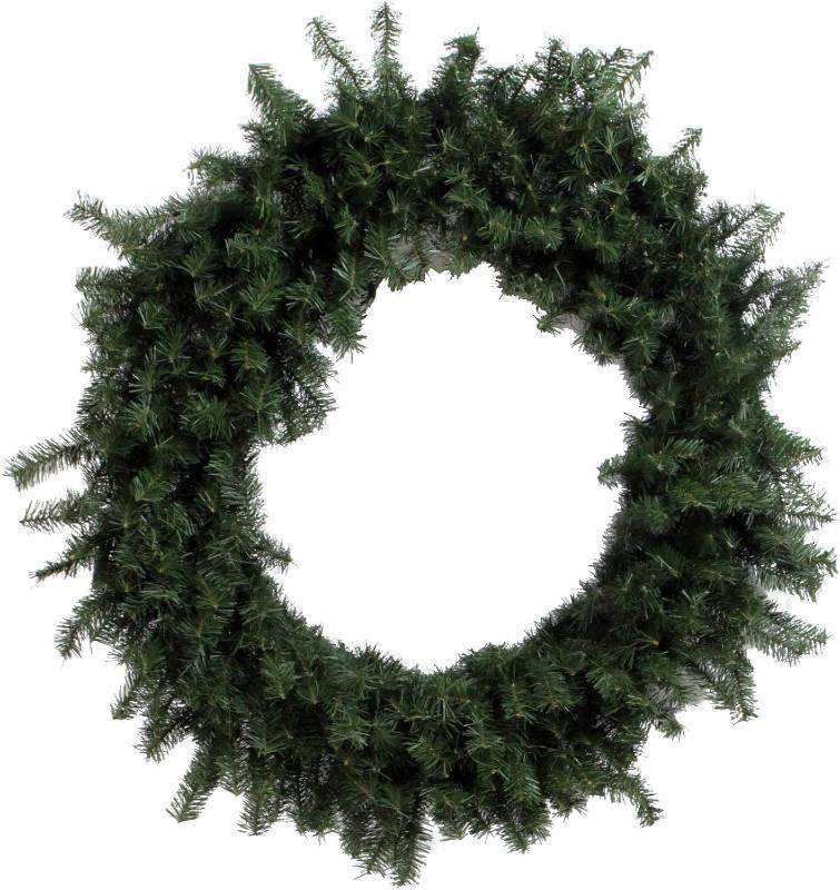 lot 139 image: Vickerman 72 Canadian Pine Artificial Christmas Wreath, Unlit - Faux Large Christmas Wreath - Seasonal Indoor Home Decor