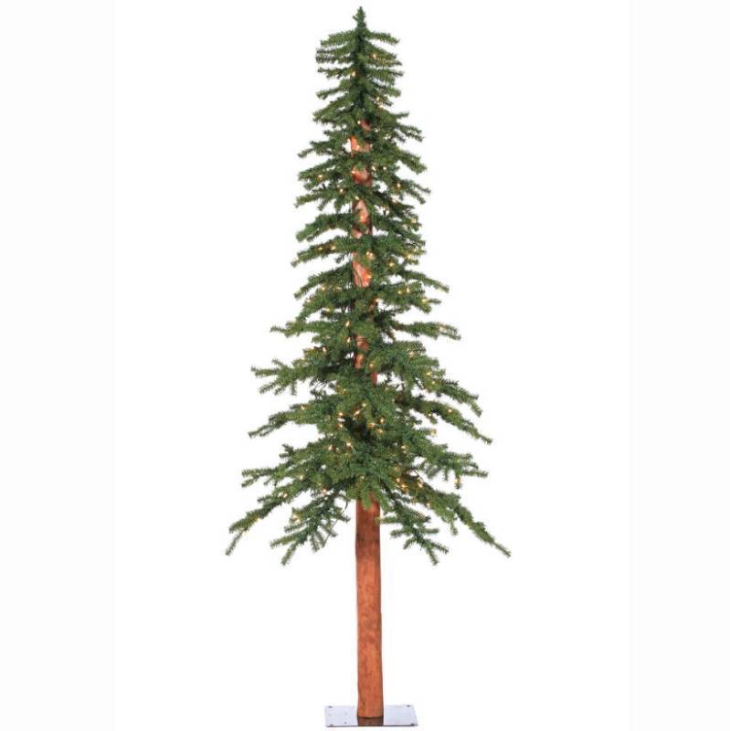 lot 169 image: Vickerman A8051P71 7 x 44 Natural Alpine Artificial Christmas Tree, 300 Warm White Lights