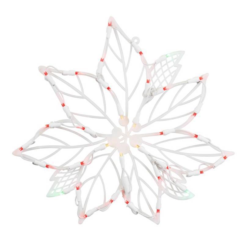 lot 173 image: Vickerman 16 Poinsettia Wire Silhouette with 35 LED Lights