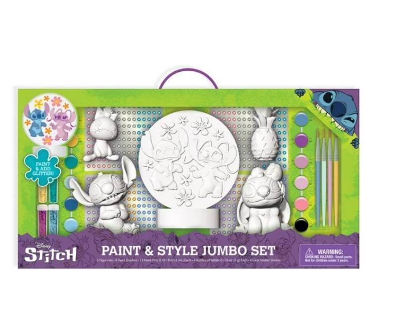 lot 201 image: NEW Disneys Stitch Paint and Style Jumbo Set