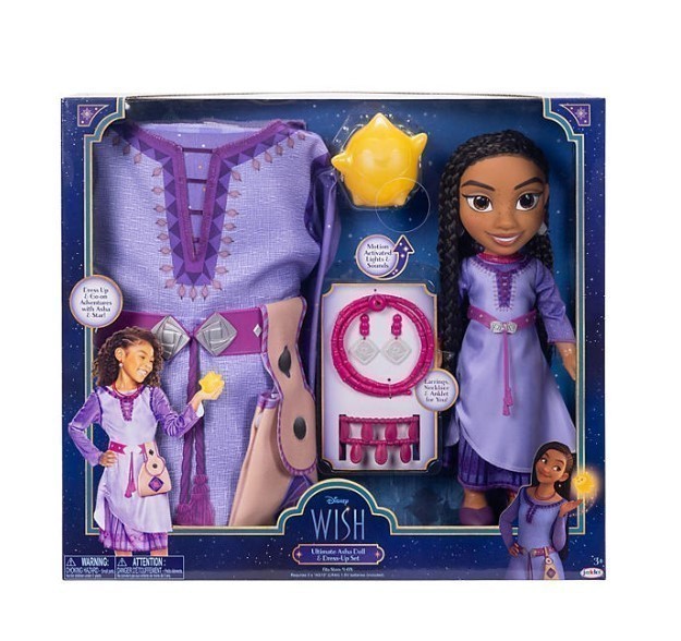 lot 307 image: NEW Disney Ultimate Asha Doll & Dress-Up Set