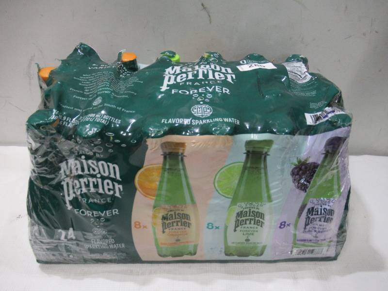 lot 286 image: Maison Perrier Flavored Sparkling Water Variety Pack, 24-16.9 oz