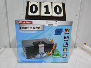 lot 10 image: First Alert Personal Safe model #2602DF - .39 cubic ft