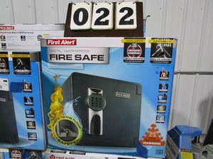 lot 22 image: First Alert Digital Waterproof Fire Safe - 1.31 cubic ft