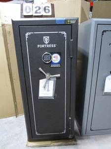 lot 26 image: Fortress Fire Proof-Water Proof 24 Gun Safe