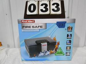 lot 33 image: First Alert Waterproof Fire Safe - .39 cubic feet