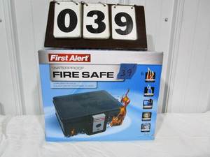 lot 39 image: First Alert Personal WaterFireproof Safe Model #2013F