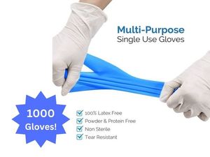 lot 62 image: MSRP $160  1 Case (1000 gloves) NEW&nbspNorthfield Medical Manufacturing Medical Grade Fully Textured Thicker Construction Blue Nitrile Examination Gloves - Size Small -&nbspLatex-Free Powder Free