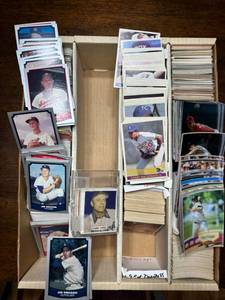 lot 108 image: Large Box of Baseball Cards, Vintage Cards, Older Reprints and More