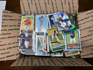 lot 117 image: Box Filled With Sports Cards, Cards From 1990s to Current