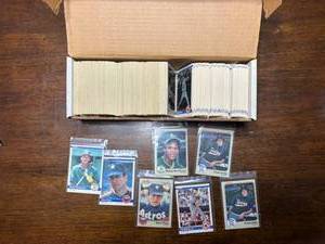 lot 121 image: 1983 Fleer and 1984 partial Sets, Rookies and Stars Included, Hall of Fame Rookies.