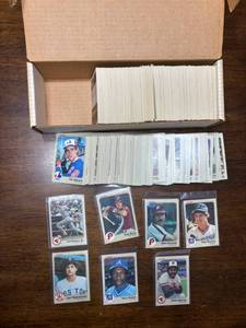 lot 130 image: 1983 Fleer Baseball Card Partial Set, Some Duplicates, Stars and Rookies Included