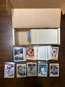 lot 133 image: 1981 Fleer Partial Set of Baseball Card, Stars Included, Some Cards Have Wear