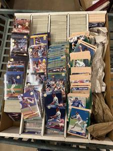 lot 136 image: Large Box of 1992 Fleer Ultra and 1995 Score Baseball Cards