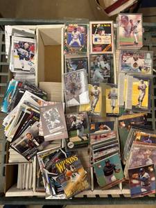 lot 139 image: Large Box of Mixed Sports Cards, 1992 Fleer Ultra, Newer Cards, and Others