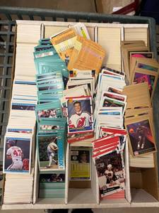 lot 149 image: Large box of Sports Cards, Mix of Sports, Stars and Rookies Included, Mostly 1990s
