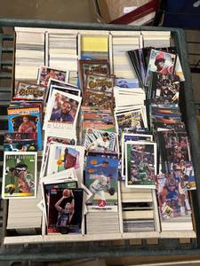 lot 152 image: Large Box of Sports Cards, Mix of Sports and Years, Lots of Star Cards