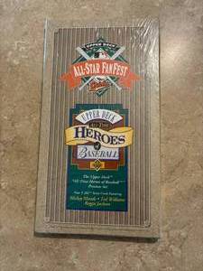 lot 186 image: Sealed Brand New 1993 Upper Deck All-Star Fan Fest All Time Heroes of Baseball Set