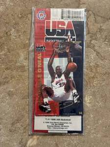 lot 204 image: Sealed Shaquille ONeal USA Olympics Magnet