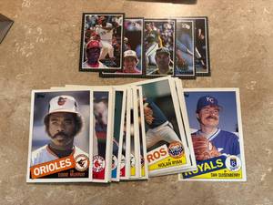lot 205 image: Collection of MLB Large Baseball Cards, MLB Stars