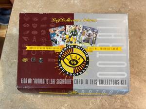 lot 207 image: 1996 Leaf Premier Edition NFL Football Set